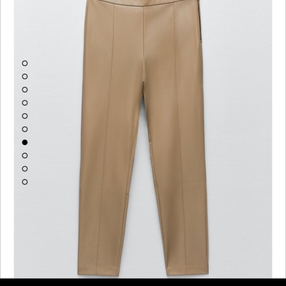 Zara Faux Leather Leggings Skinny Bloggers Favorite - Picture 5 of 9